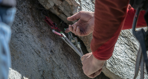 Climbing course for advanced climbers