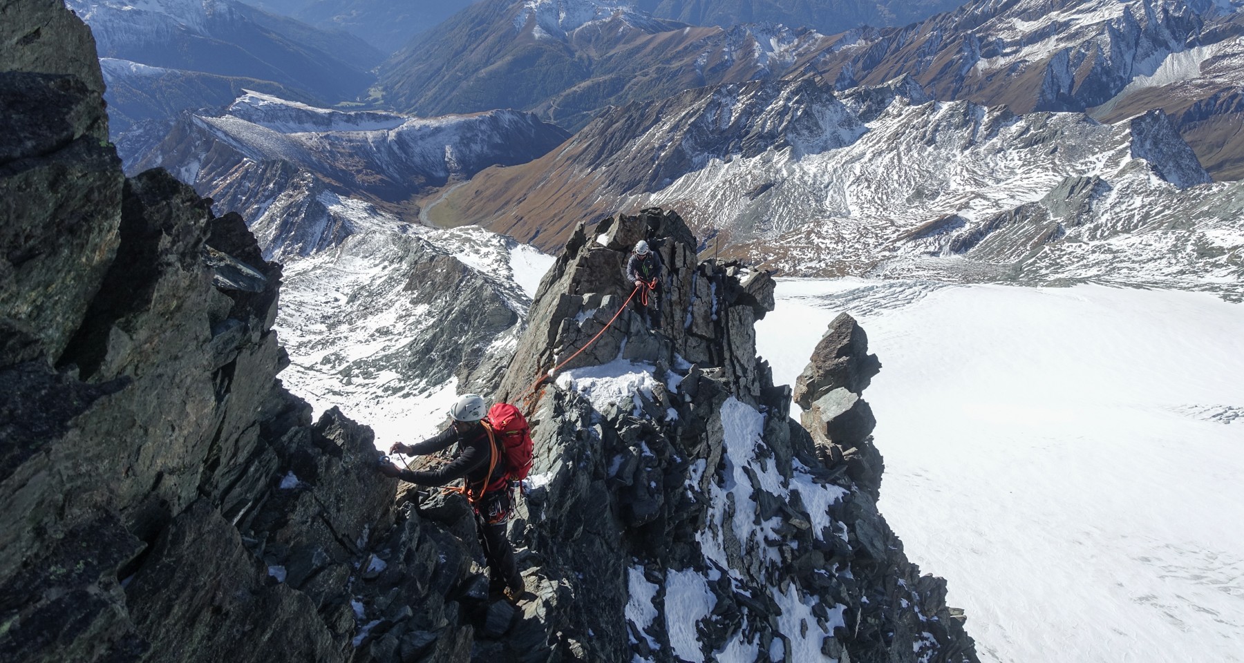 Glacier travel course with an ascent of Grossglockner Stuedlgrad