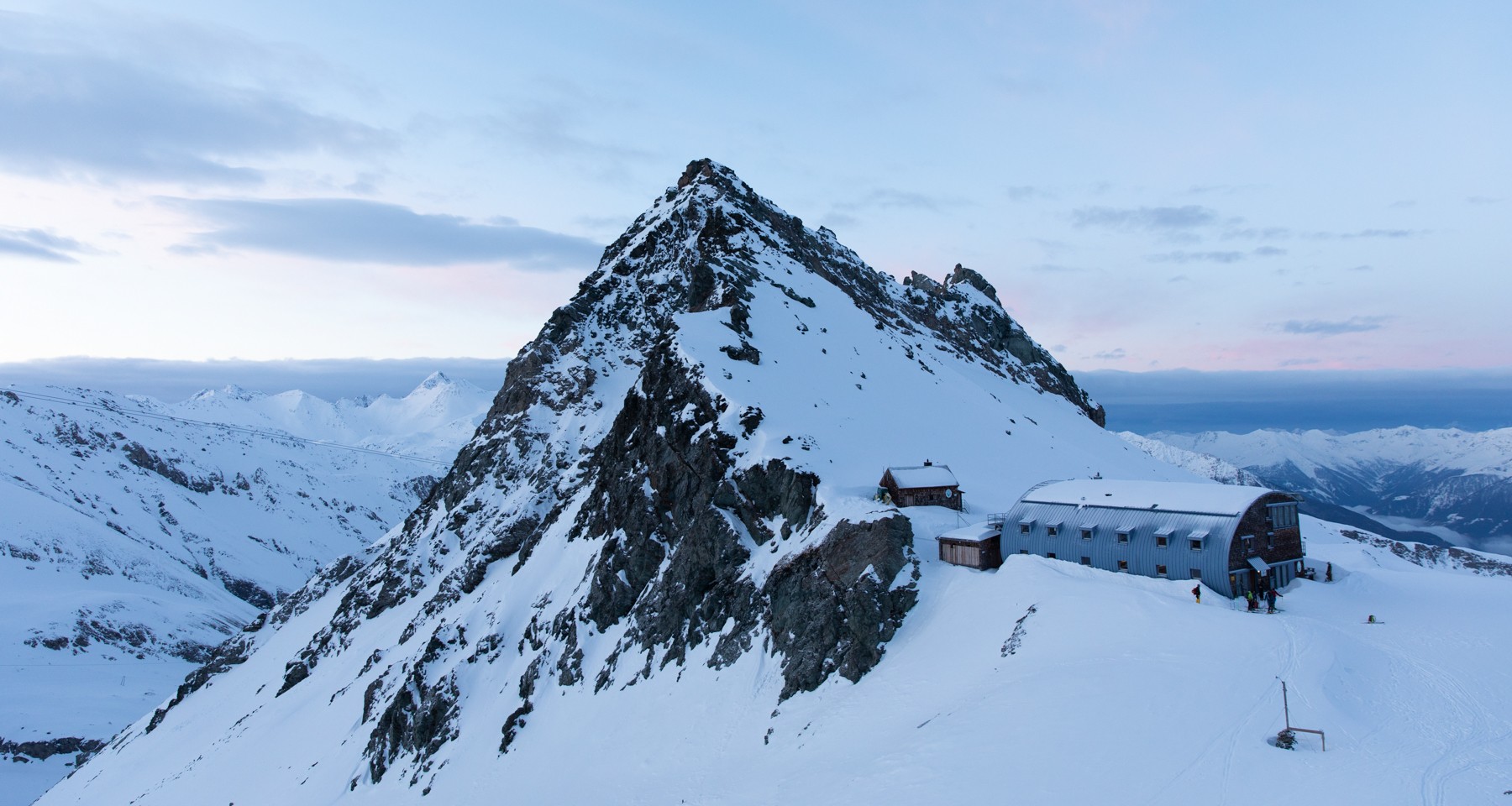 Grossglockner regular route with skis