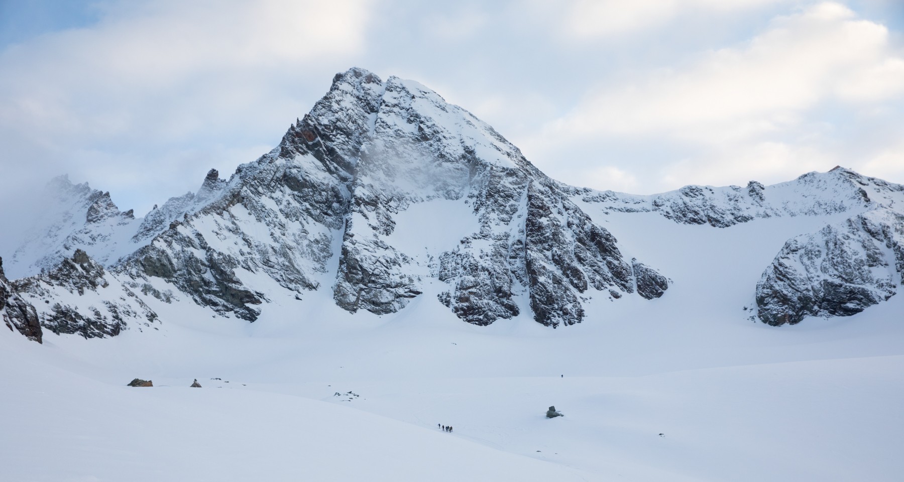 Grossglockner regular route with skis