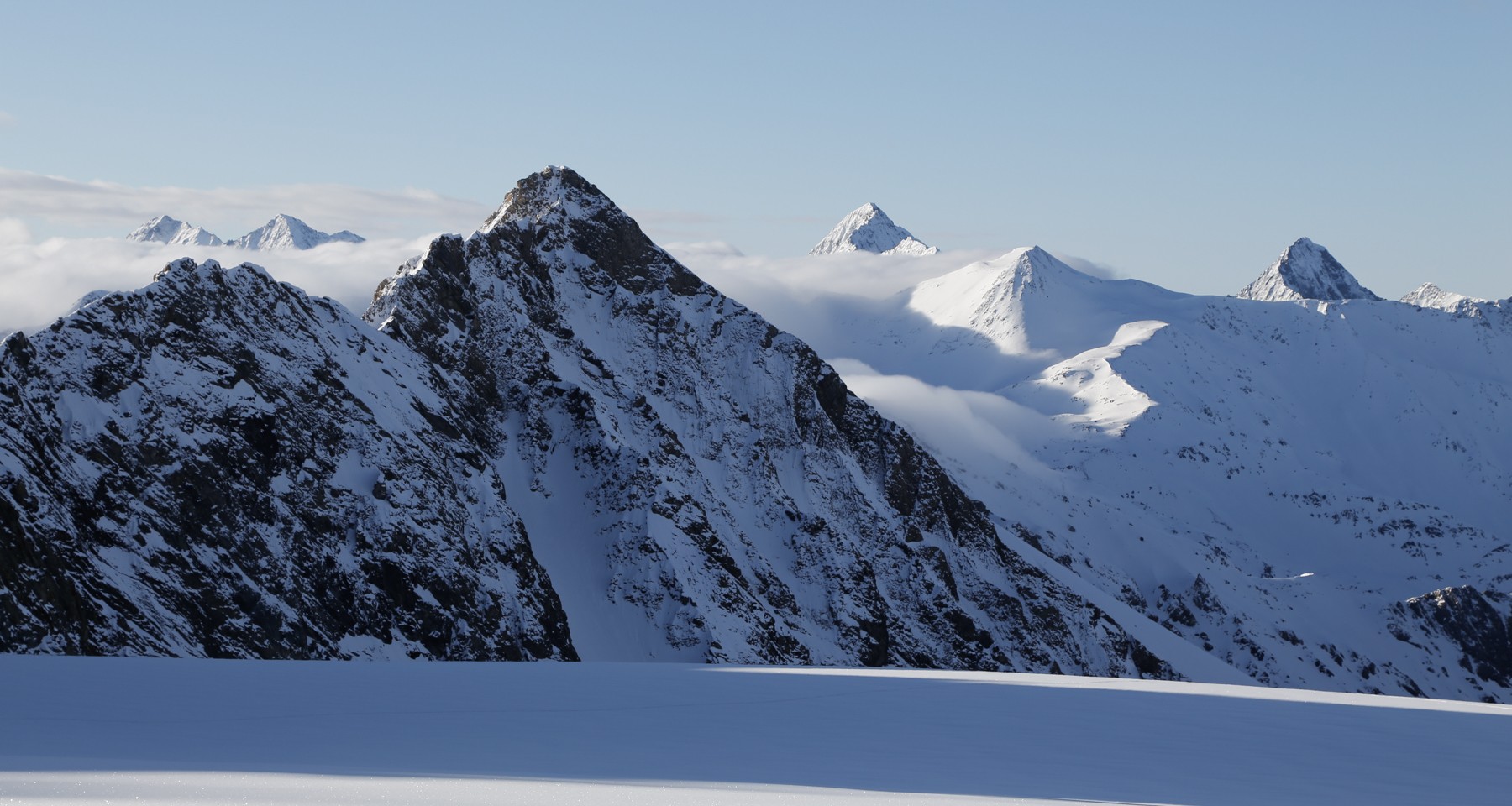 Grossglockner regular route with skis