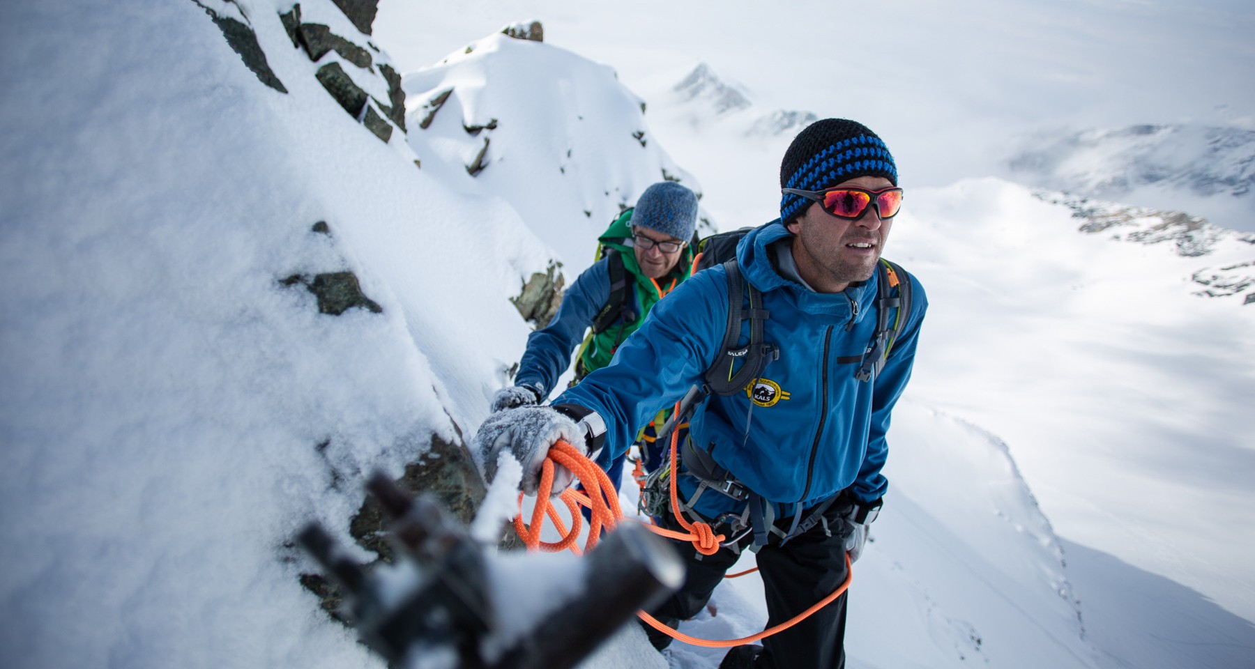 Grossglockner regular route with skis