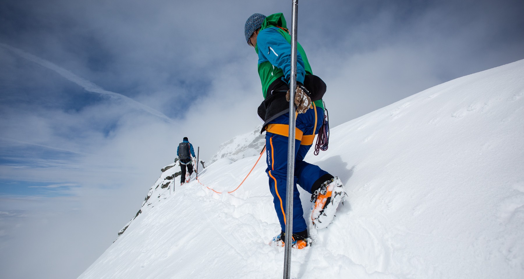 Grossglockner regular route with skis