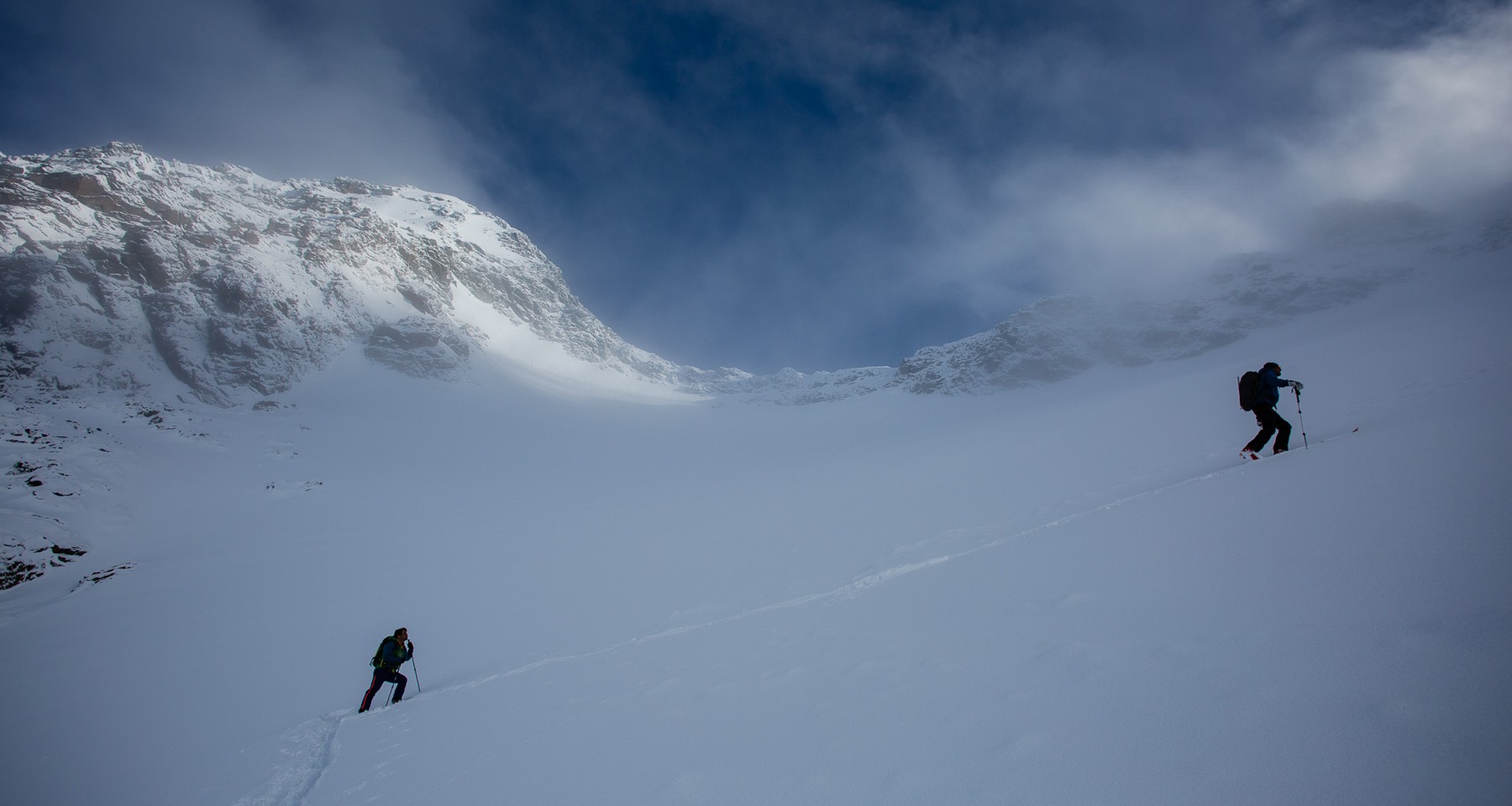 Grossglockner regular route with skis