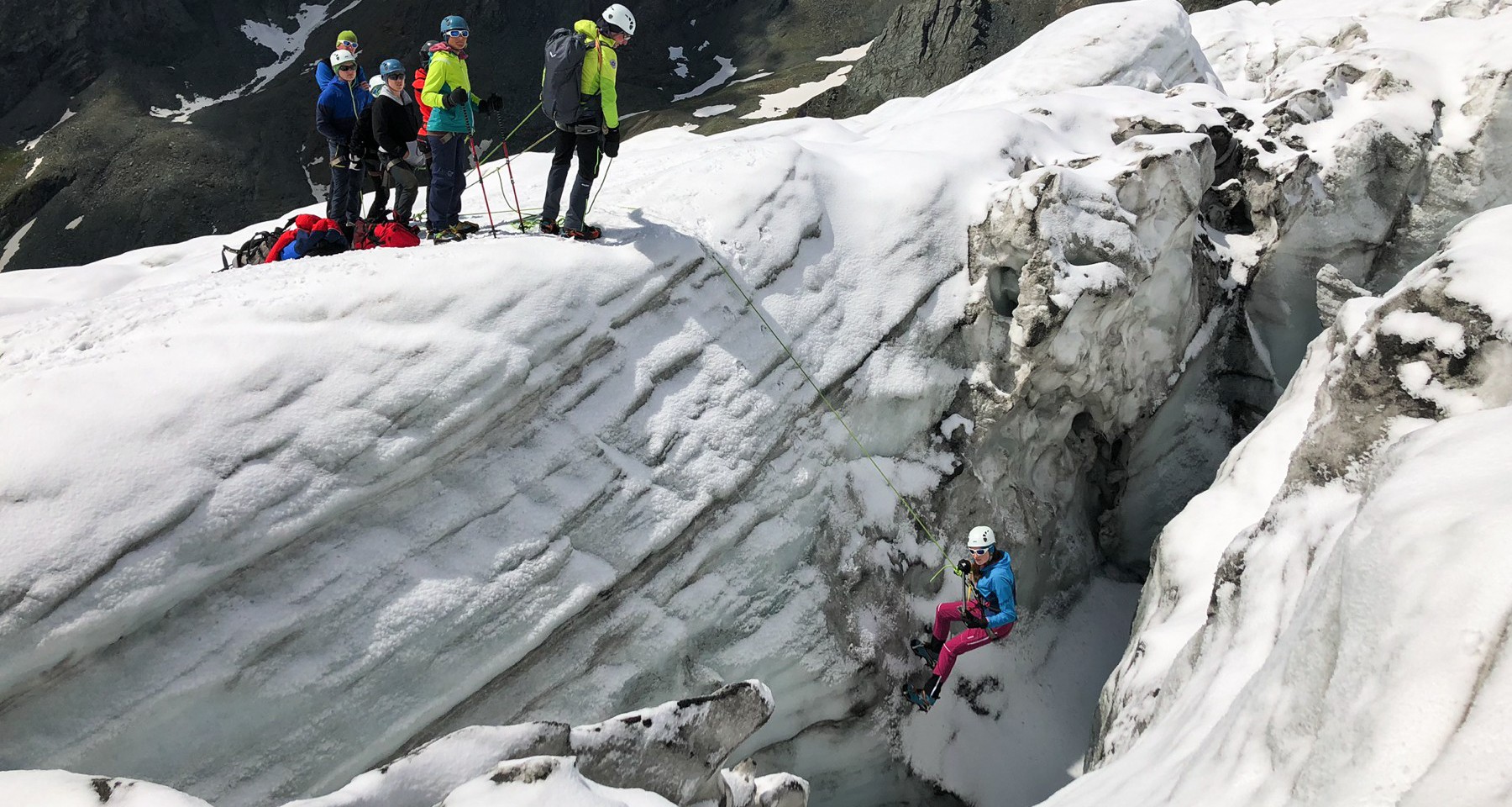 Glacier travel course