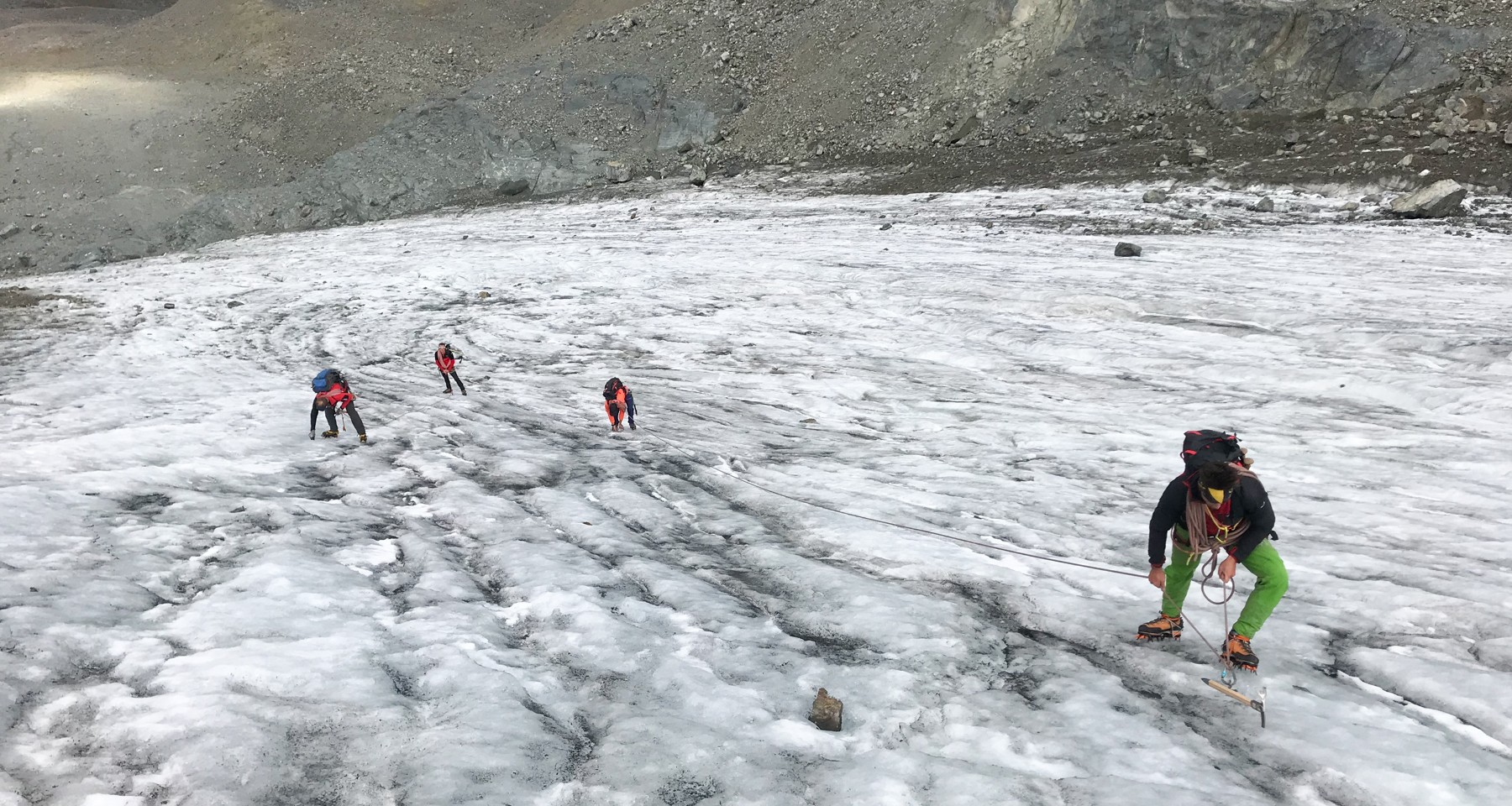 Glacier travel course