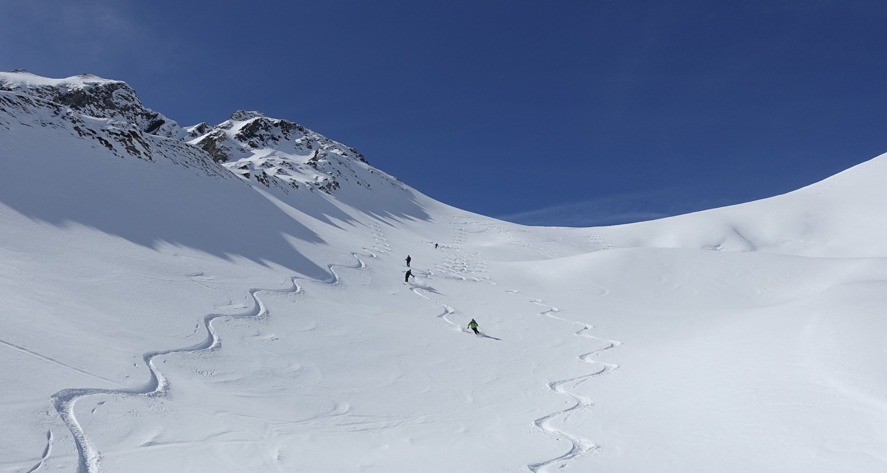 Ski traverse Hoch Tirol