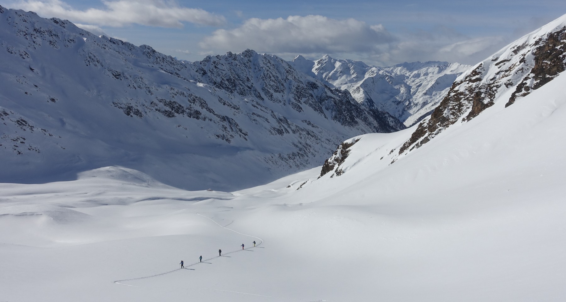 Ski mountaineering in the Venediger Group